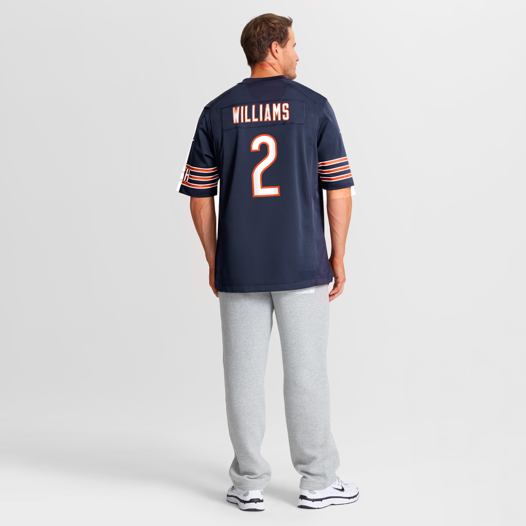 Men's Nike Chicago Bears Caleb Williams Orange Alternate Player Game NFL Jersey