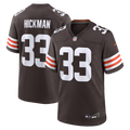 Men's Nike Cleveland Browns Ronnie Hickman Brown Team Game NFL Jersey