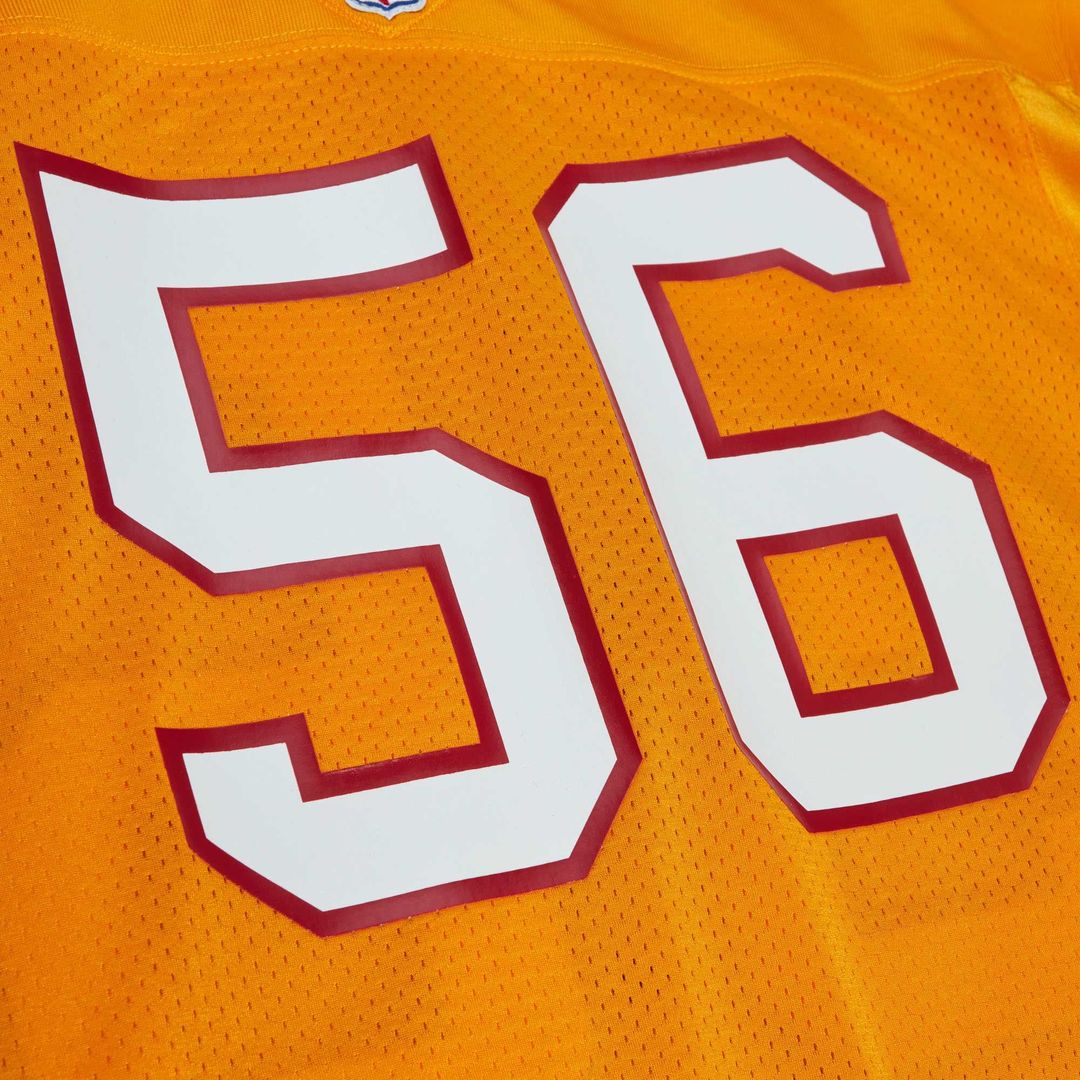 Men's Mitchell & Ness Tampa Bay Buccaneers Hardy Nickerson Orange 1993 Authentic Throwback Retired Player NFL Jersey