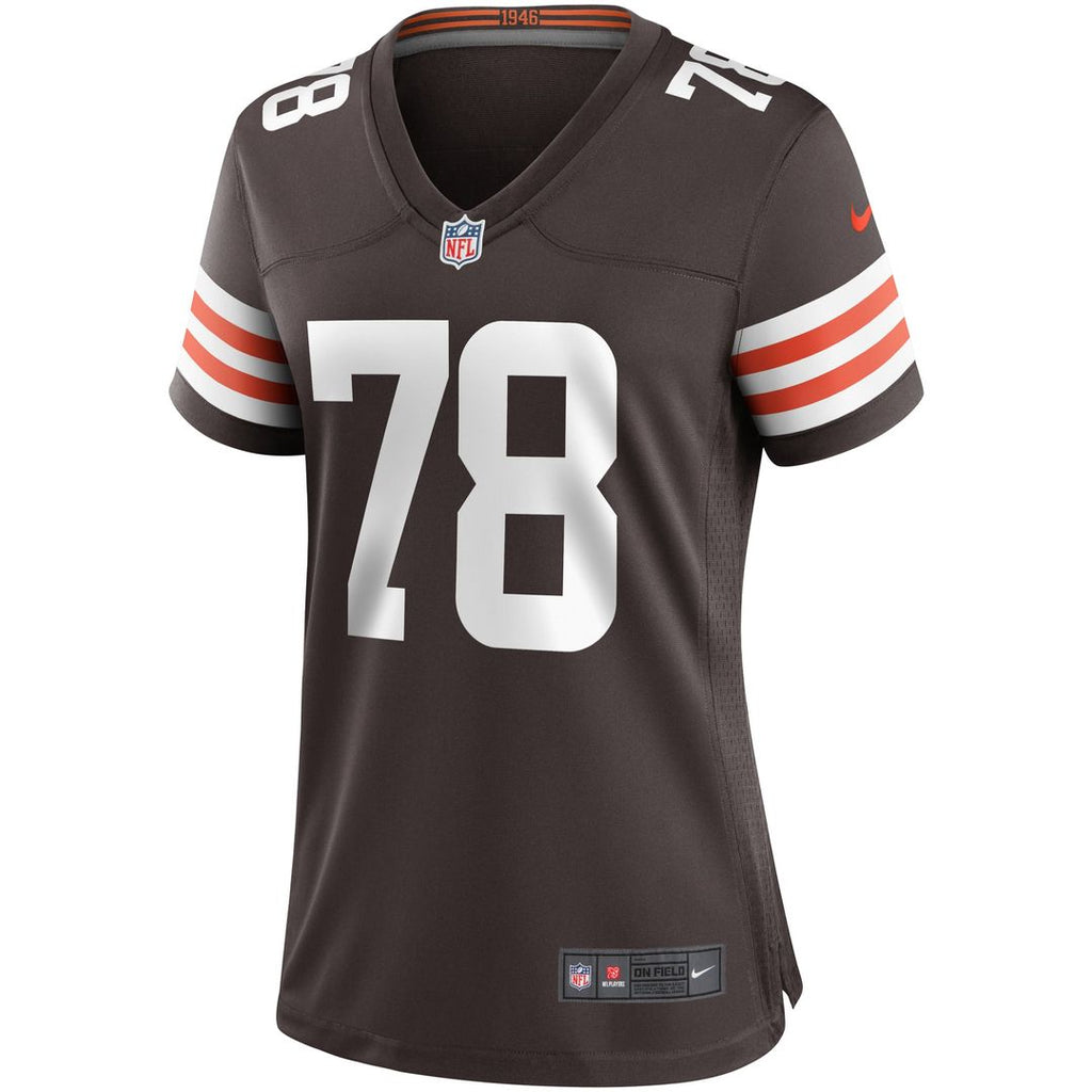 Women's Nike Cleveland Browns Jack Conklin Brown Player Game NFL Jersey