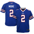 Youth Nike Buffalo Bills D.J. Moore Blue Game NFL Jersey