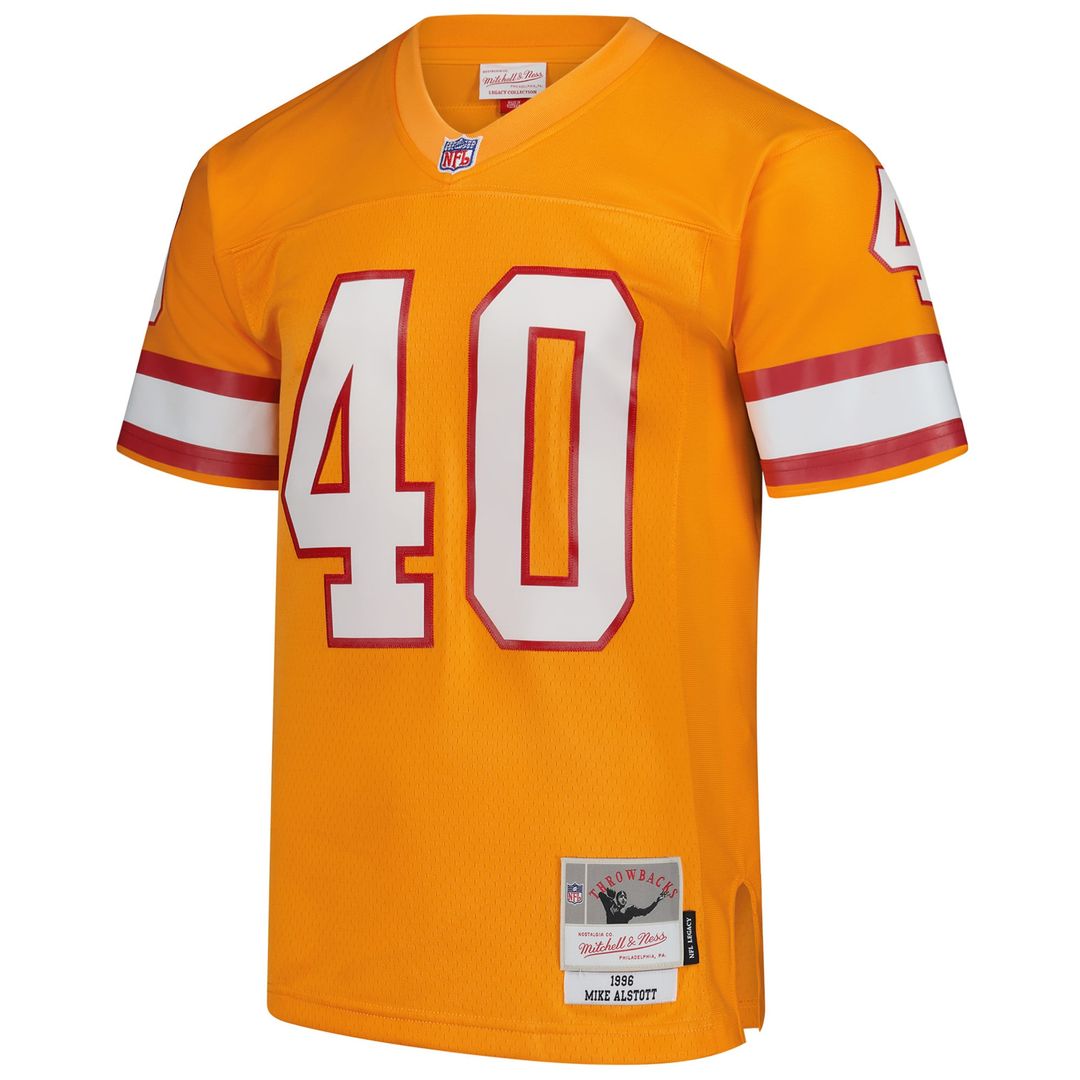 Men's Mitchell & Ness Tampa Bay Buccaneers Mike Alstott Red Legacy Replica NFL Jersey
