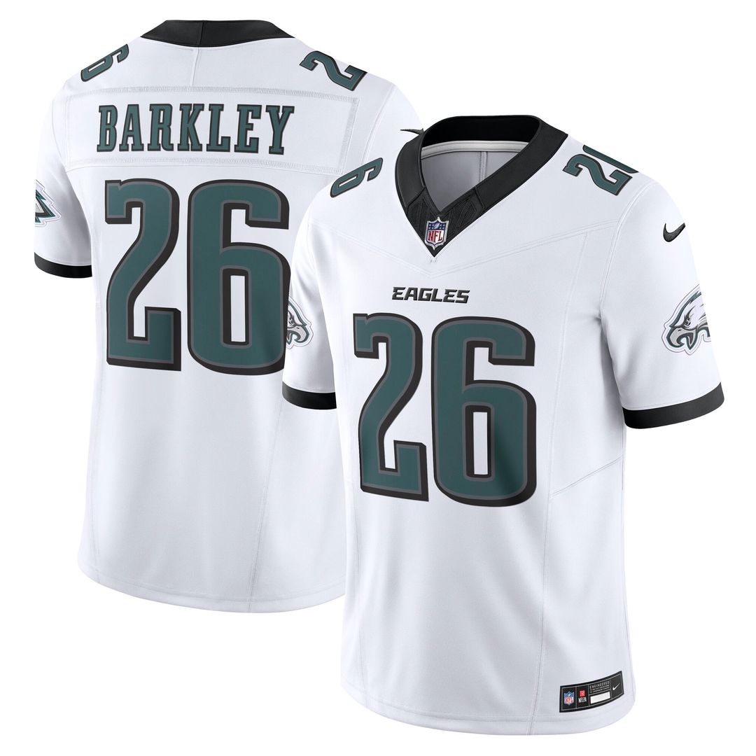 Men's Nike Philadelphia Eagles Saquon Barkley Black Vapor F.U.S.E. Limited NFL Jersey