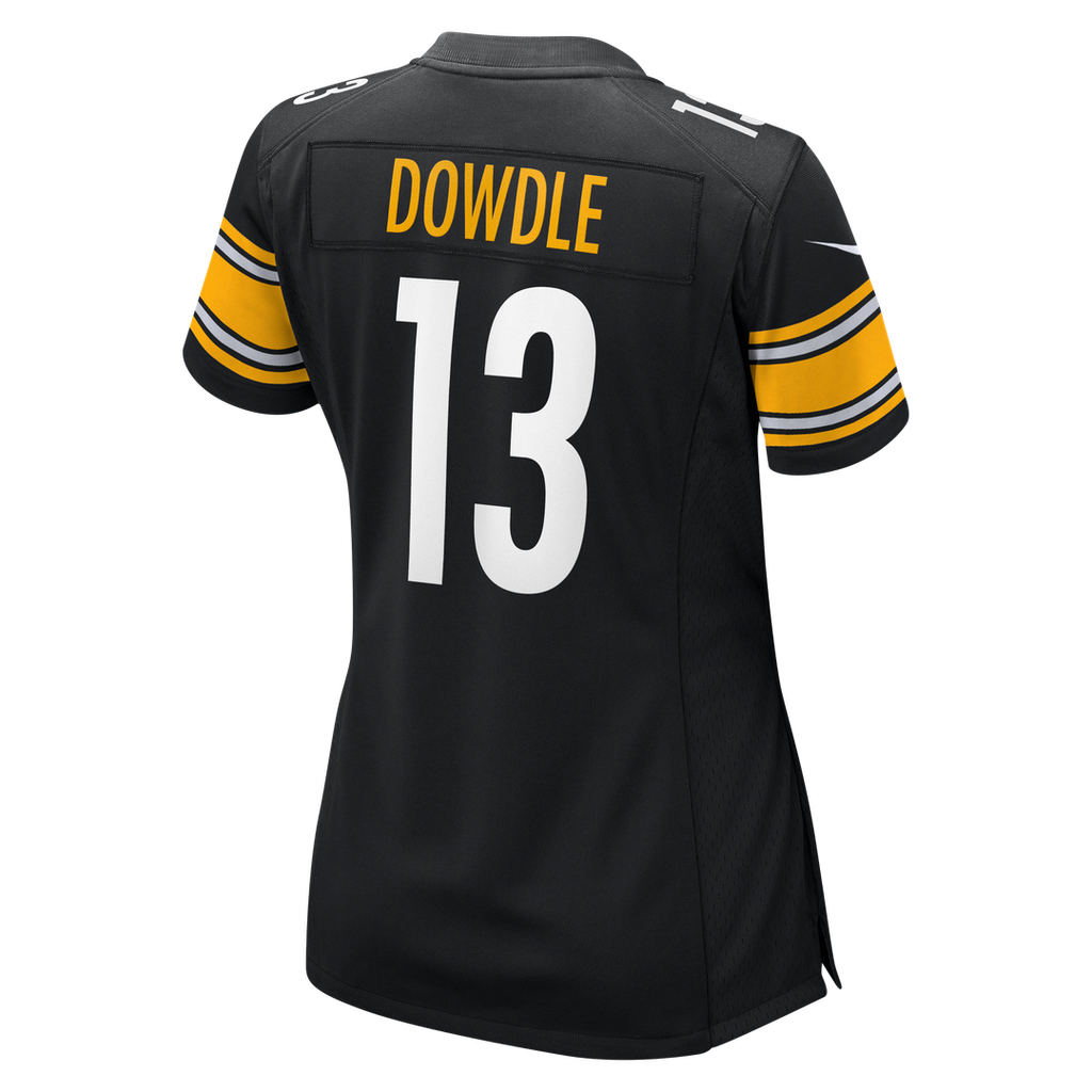 Women's Nike Pittsburgh Steelers Rico Dowdle Black Team Game NFL Jersey