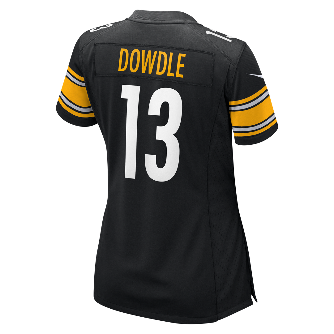 Women's Nike Pittsburgh Steelers Rico Dowdle Black Team Game NFL Jersey
