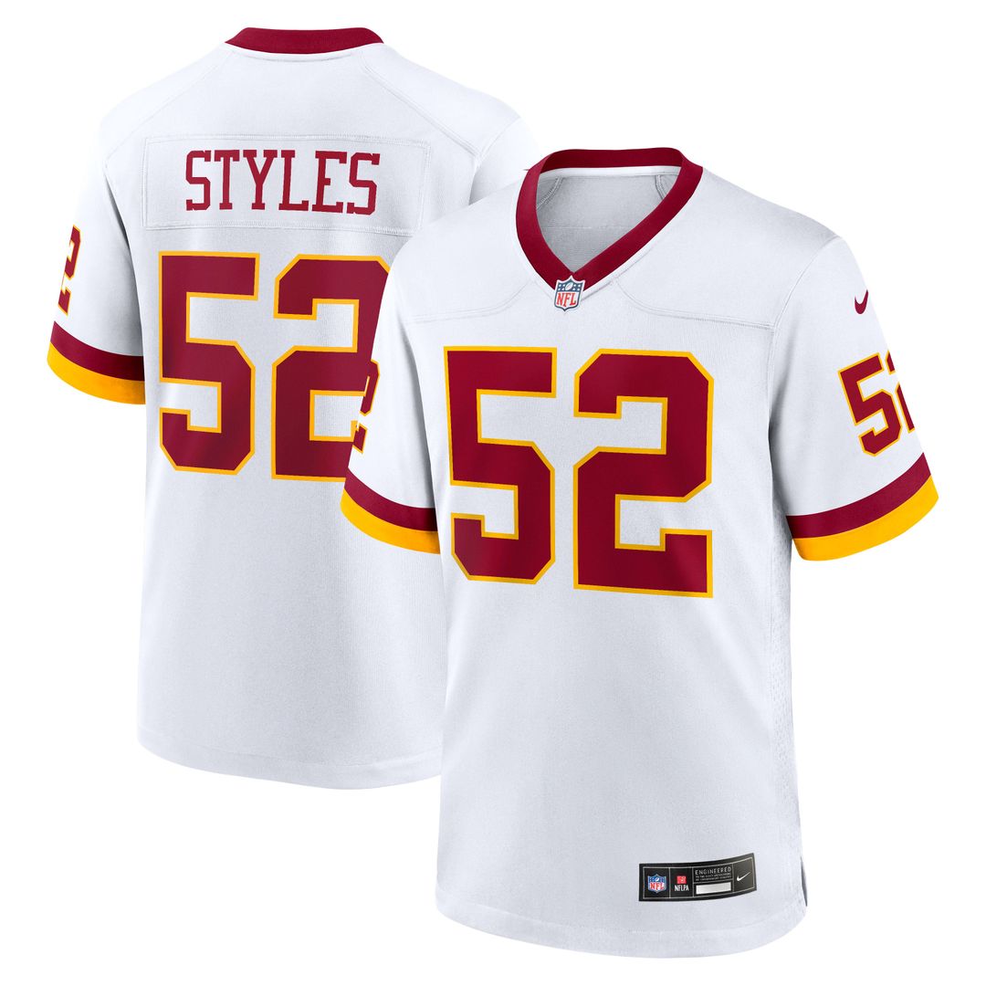 Men's Nike Washington Commanders Sonny Styles Black Game Player NFL Jersey