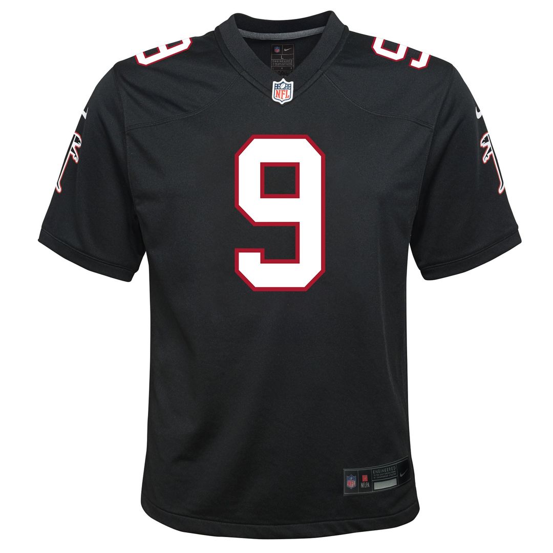 Youth Nike Atlanta Falcons Michael Penix Jr. Black Alternate Game NFL Jersey