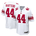 Men's Nike New York Giants Cam Skattebo White Game NFL Jersey