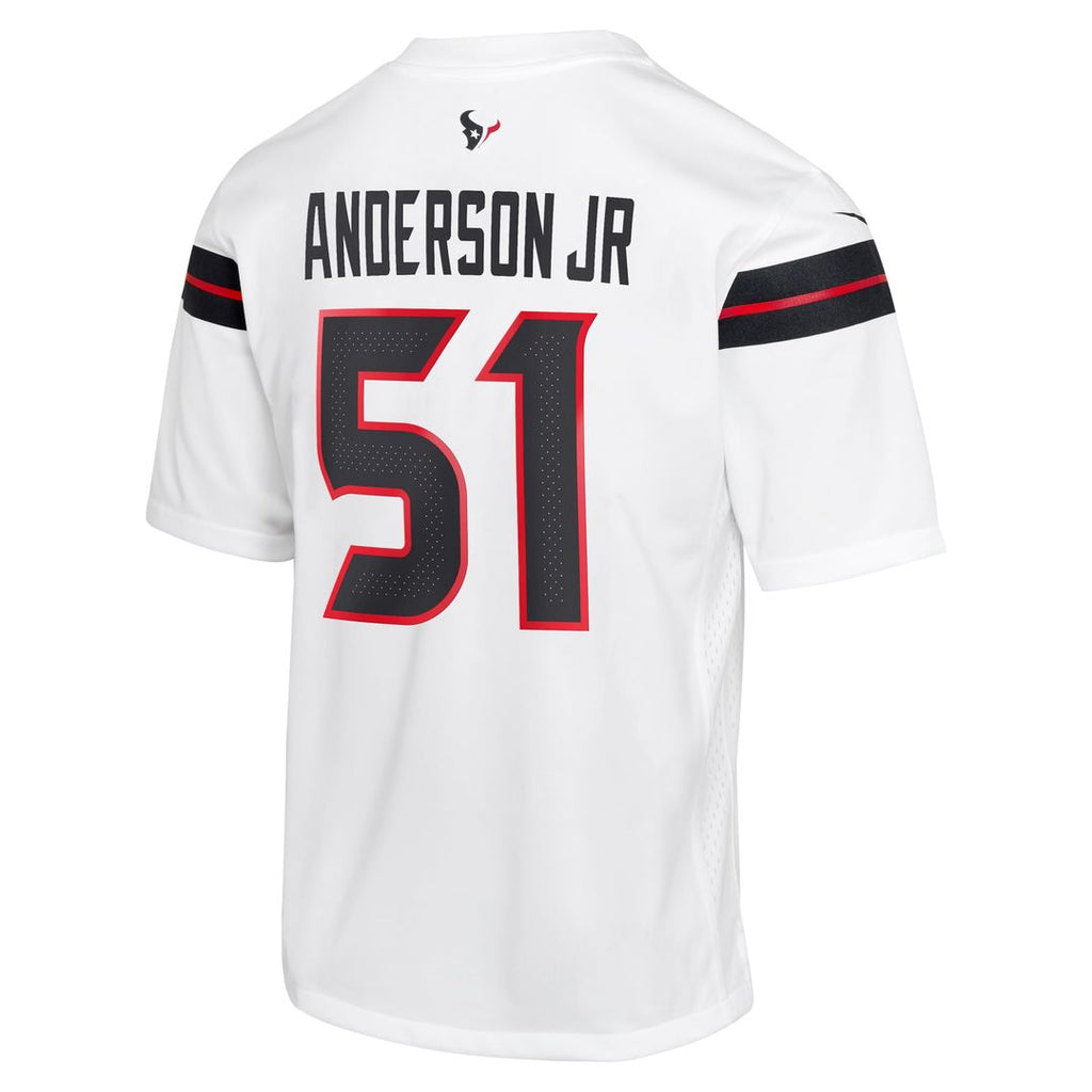 Youth Nike Houston Texans Will Anderson Jr. White Game NFL Jersey