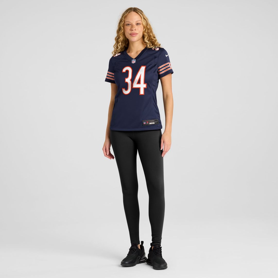 Women's Nike Chicago Bears Walter Payton Navy Game Retired Player NFL Jersey