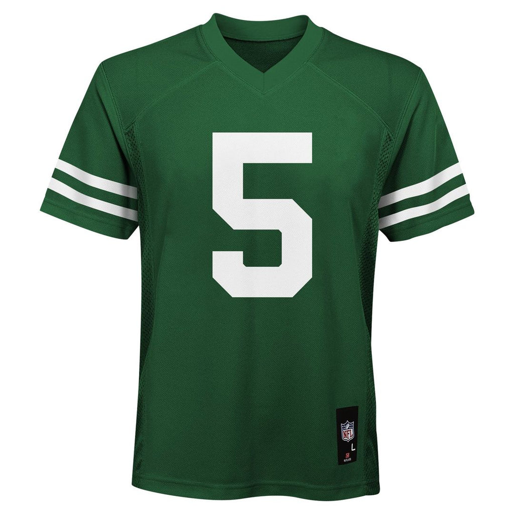 Youth New York Jets Garrett Wilson Legacy Green Replica Player NFL Jersey