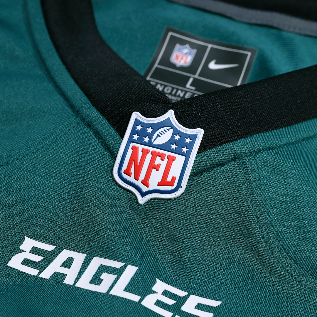 Men's Nike Philadelphia Eagles Jihaad Campbell Green Game Player NFL Jersey