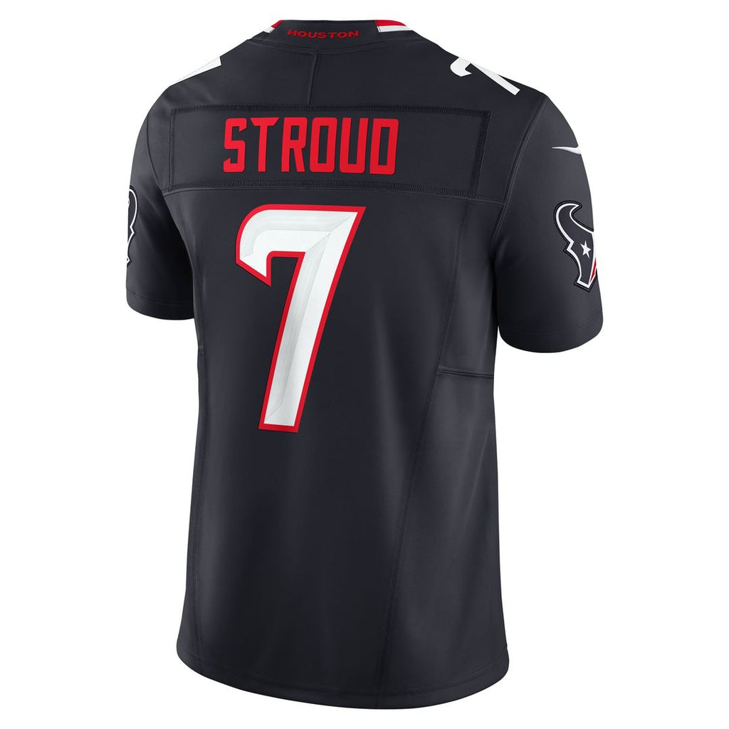 Men's Nike Houston Texans C.J. Stroud Navy Vapor F.U.S.E. Limited NFL Jersey
