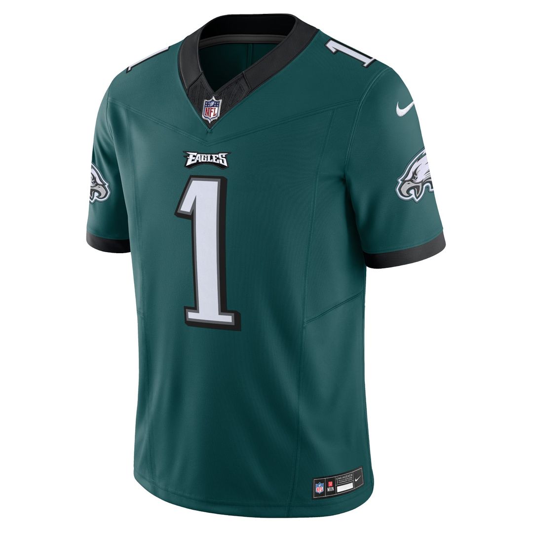 Men's Nike Philadelphia Eagles Jalen Hurts Green Vapor F.U.S.E. Limited NFL Jersey