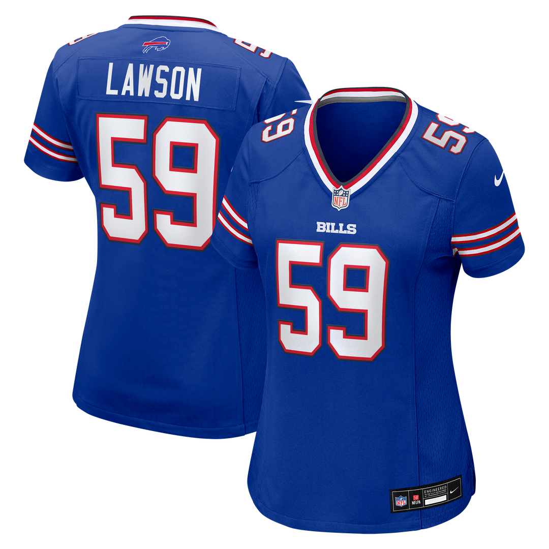 Women's Nike Buffalo Bills Shaq Lawson Royal Team Game NFL Jersey