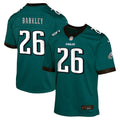 Youth Nike Philadelphia Eagles Saquon Barkley Green Game NFL Jersey