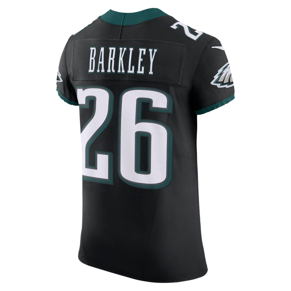 Men's Nike Philadelphia Eagles Saquon Barkley Black Alternate Vapor F.U.S.E. Elite NFL Jersey