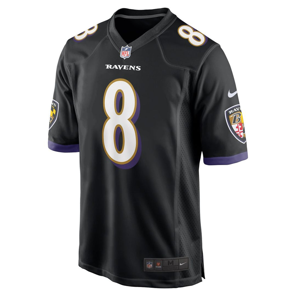 Men's Nike Baltimore Ravens Lamar Jackson Purple Alternate Game NFL Jersey