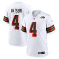 Men's Nike Cleveland Browns Deshaun Watson White Alternate Game NFL Jersey