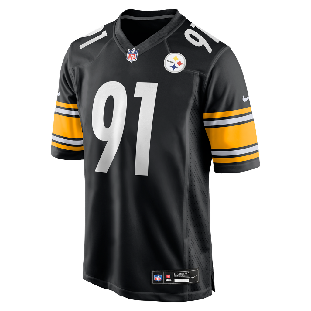 Men's Nike Pittsburgh Steelers Logan Lee Black Game NFL Jersey