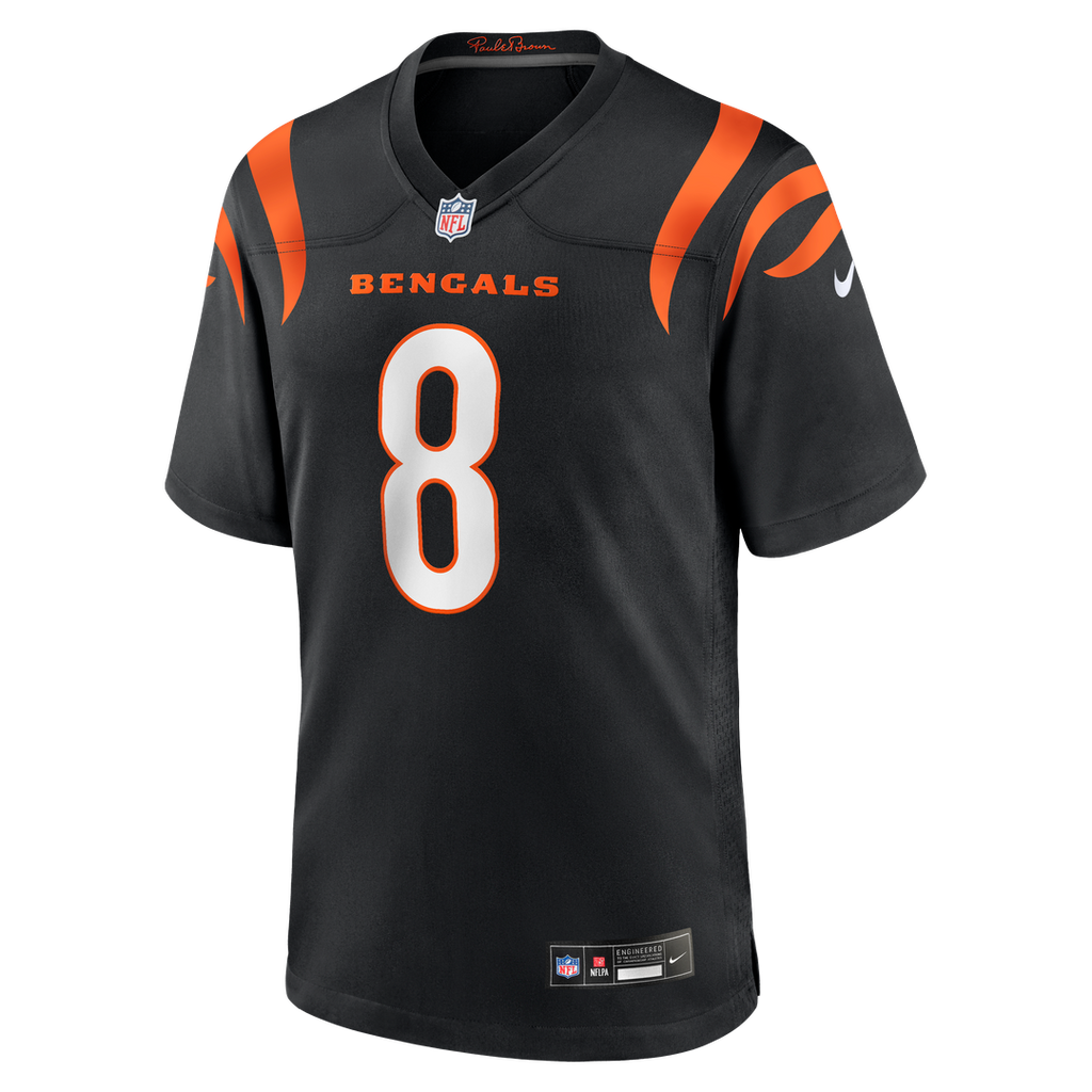 Men's Nike Cincinnati Bengals Ryan Rehkow Black Game NFL Jersey