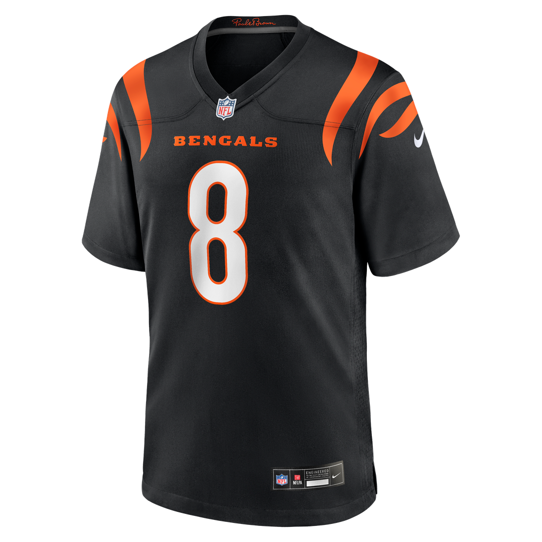 Men's Nike Cincinnati Bengals Ryan Rehkow Black Game NFL Jersey