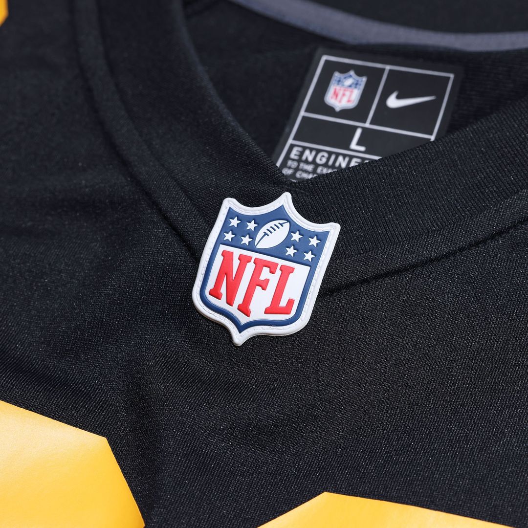 Men's Nike Pittsburgh Steelers T.J. Watt Black Alternate Game NFL Jersey