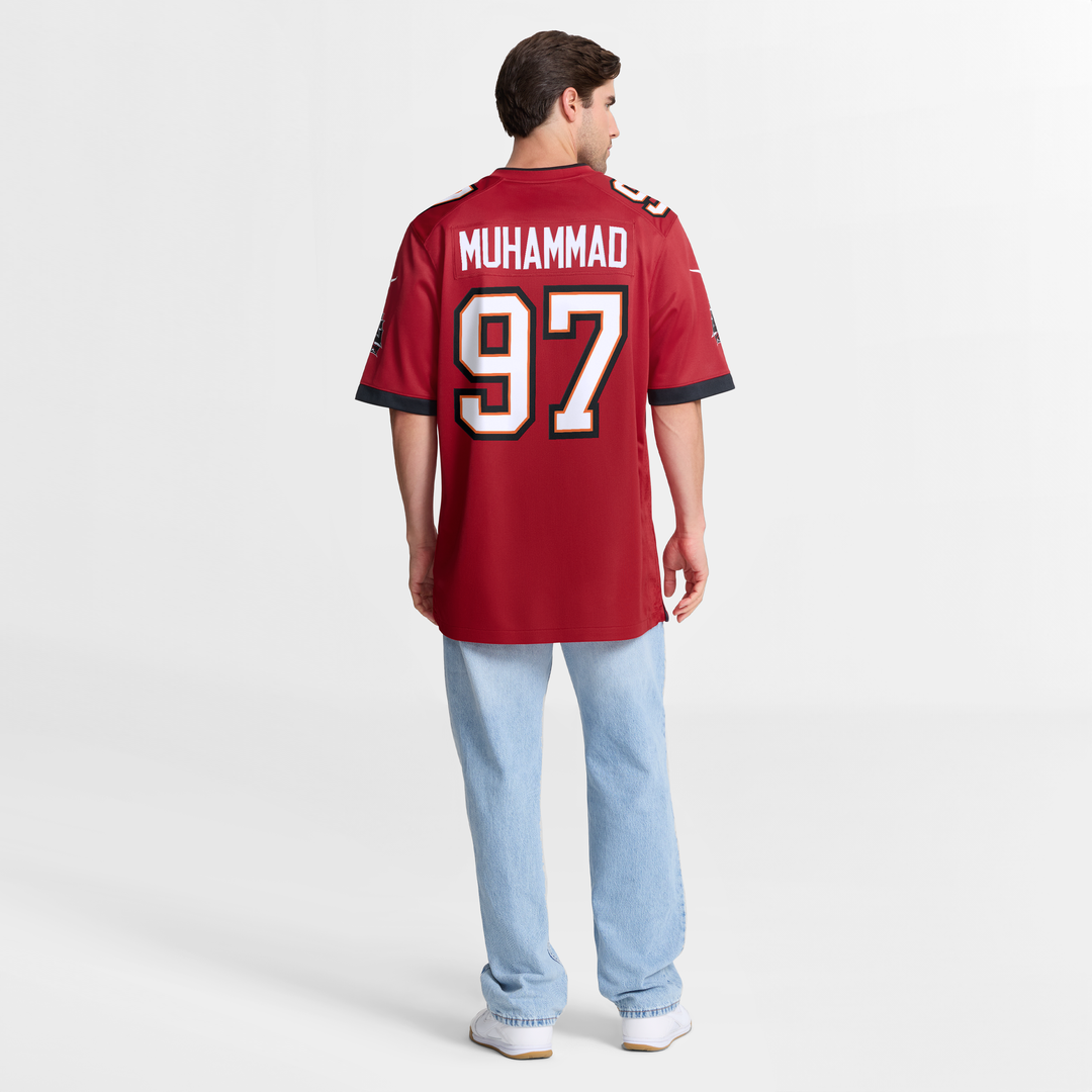 Men's Nike Tampa Bay Buccaneers Al-Quadin Muhammad Red Team Game NFL Jersey