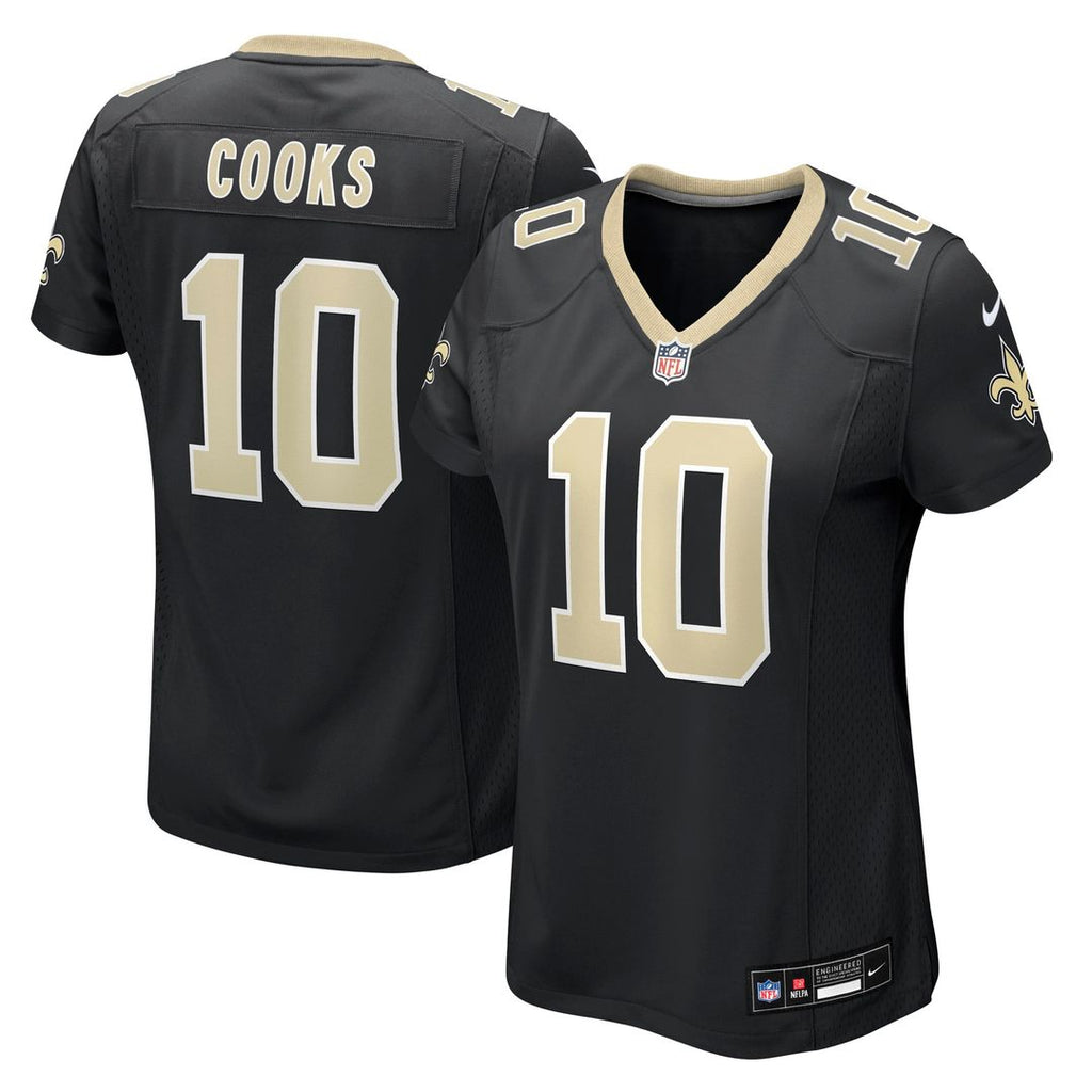 Women's Nike New Orleans Saints Brandin Cooks Black Team Game NFL Jersey