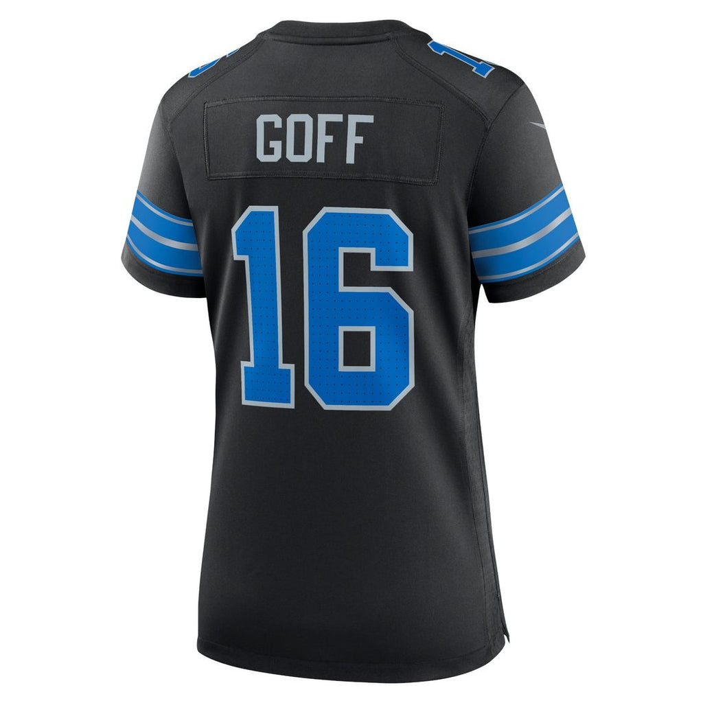 Women's Nike Detroit Lions Jared Goff Blue Game NFL Jersey