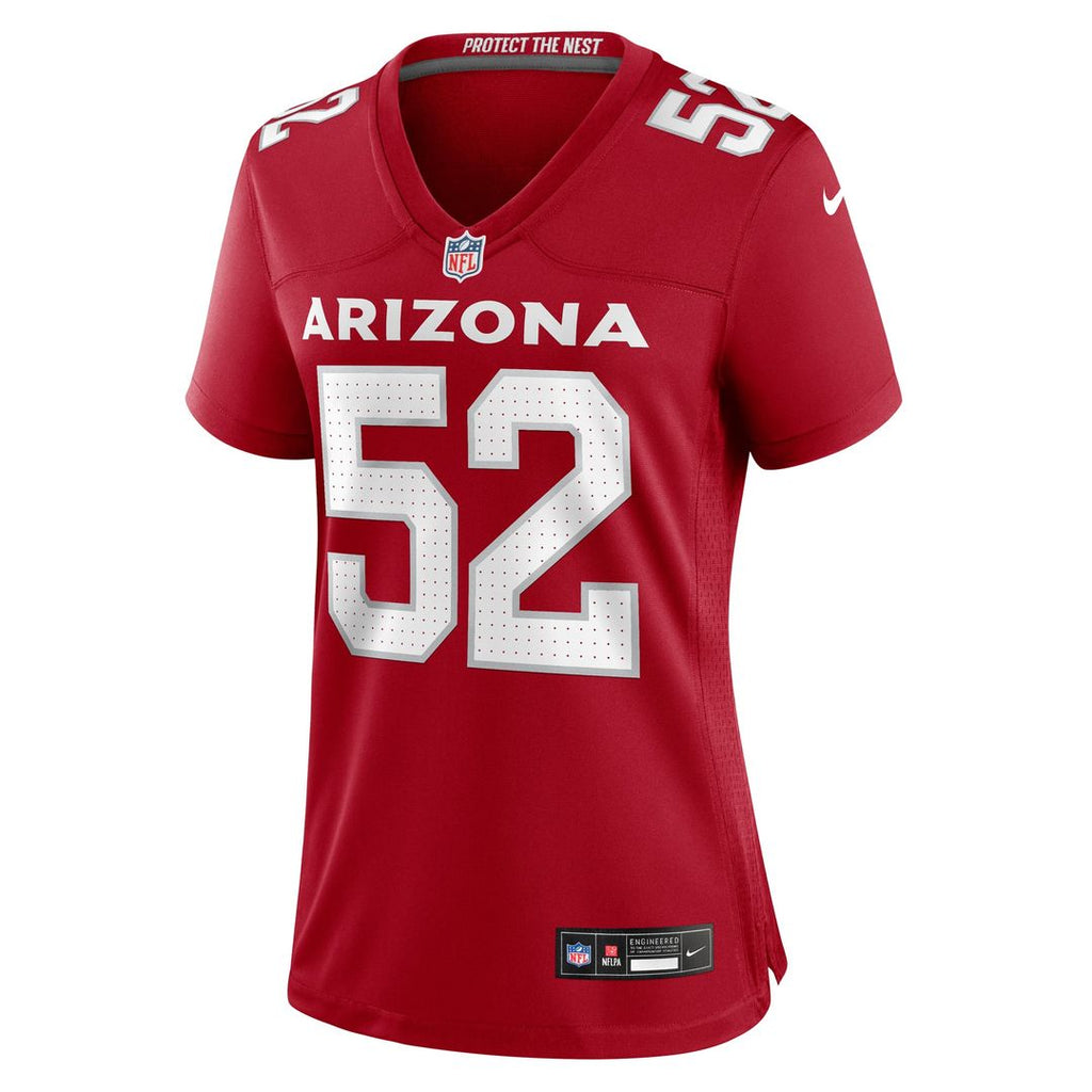 Women's Nike Arizona Cardinals Jordan Burch Cardinal Team Game NFL Jersey