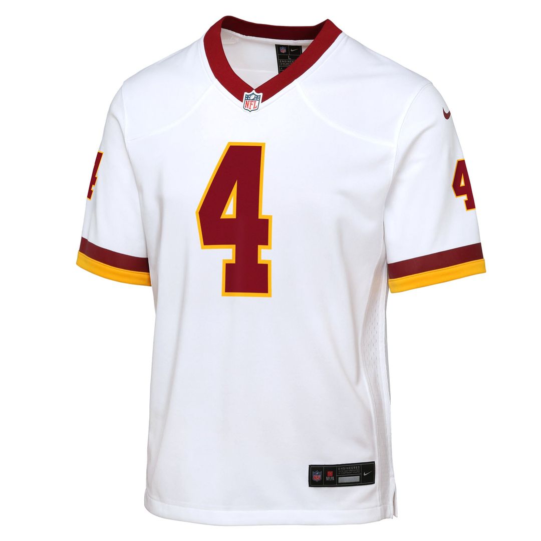 Youth Nike Washington Commanders Frankie Luvu White Game Super Bowl Era NFL Jersey