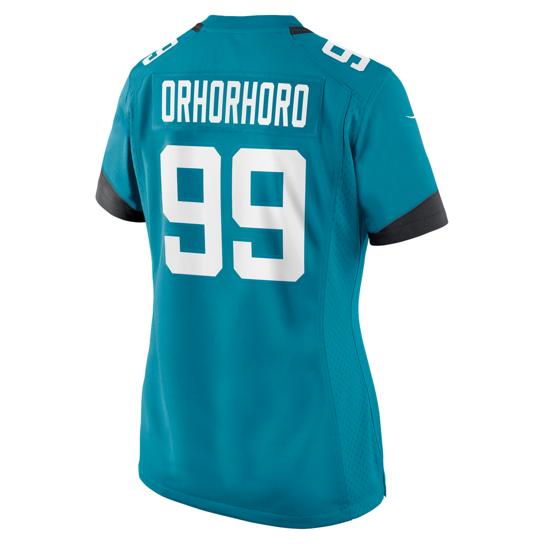 Women's Nike Jacksonville Jaguars Ruke Orhorhoro Teal Team Game NFL Jersey