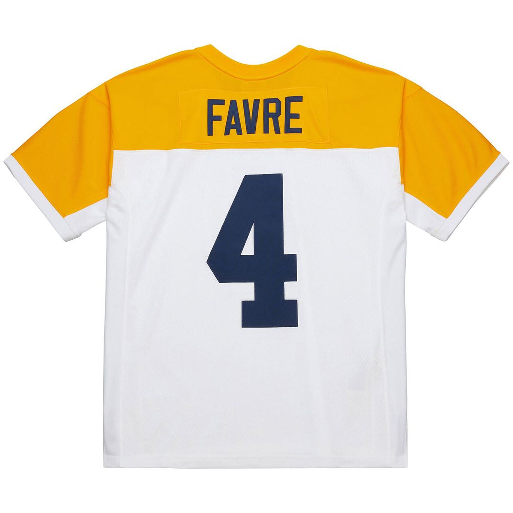 Men's Mitchell & Ness Green Bay Packers Brett Favre White 1994 Legacy Replica NFL Jersey