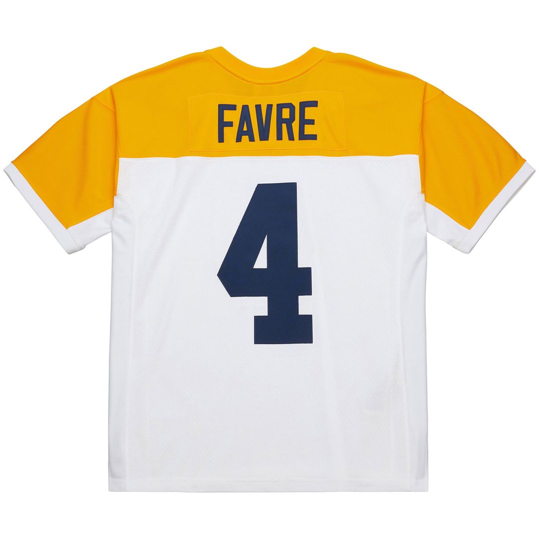 Men's Mitchell & Ness Green Bay Packers Brett Favre White 1994 Legacy Replica NFL Jersey