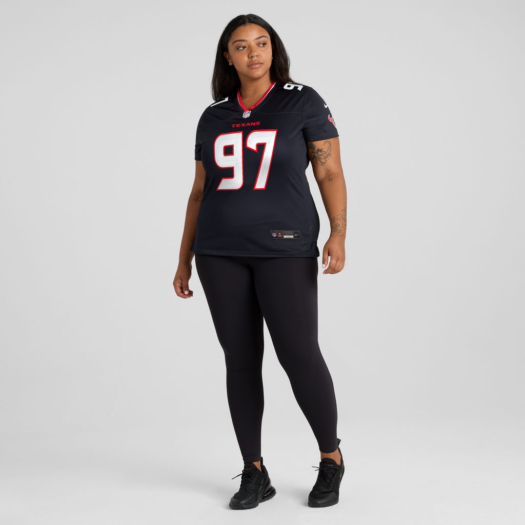 Women's Nike Houston Texans Dominique Robinson Navy Team Game NFL Jersey