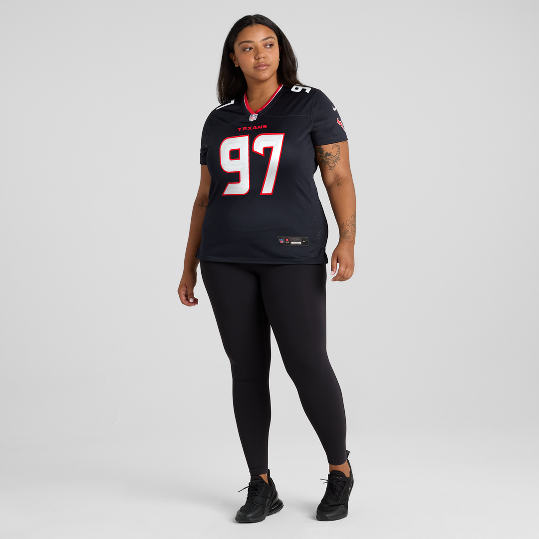 Women's Nike Houston Texans Dominique Robinson Navy Team Game NFL Jersey