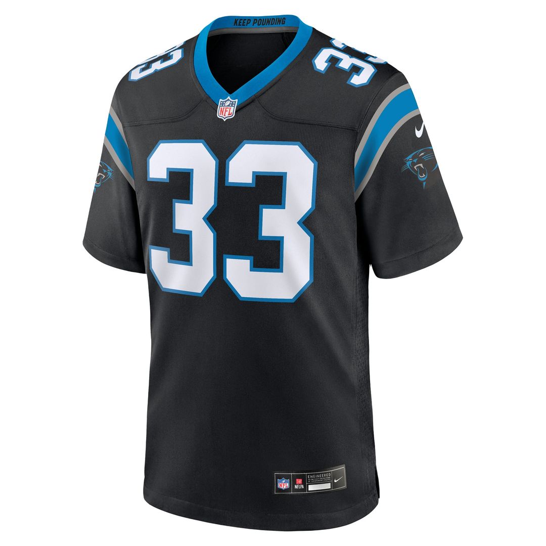 Men's Nike Carolina Panthers Robert Rochell Black Team Game NFL Jersey