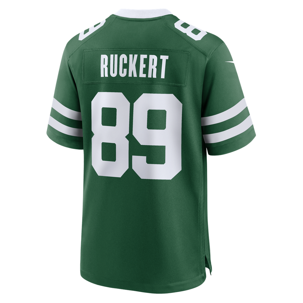Men's Nike New York Jets Jeremy Ruckert Legacy Green Team Game NFL Jersey