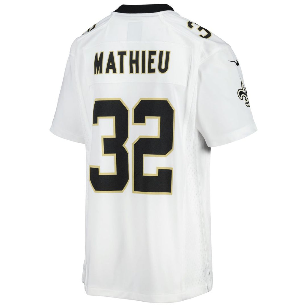 Youth Nike New Orleans Saints Tyrann Mathieu White Game NFL Jersey