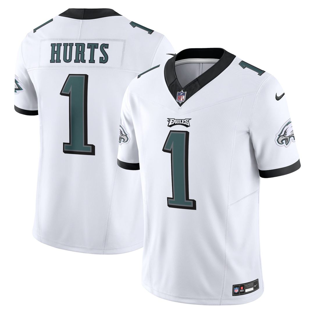 Men's Nike Philadelphia Eagles Jalen Hurts Green Vapor F.U.S.E. Limited NFL Jersey