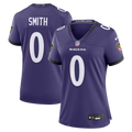 Women's Nike Baltimore Ravens Roquan Smith Purple Team Game NFL Jersey