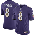 Men's Nike Baltimore Ravens Lamar Jackson Purple Speed Machine Limited NFL Jersey