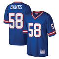 Men's Mitchell & Ness New York Giants Carl Banks Royal Legacy Replica NFL Jersey