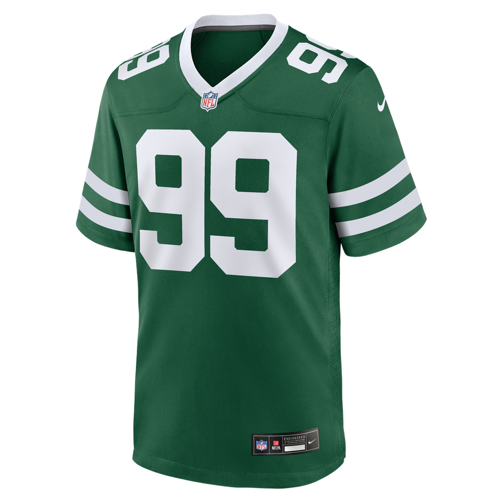 Men's Nike New York Jets T'Vondre Sweat Legacy Green Team Game NFL Jersey