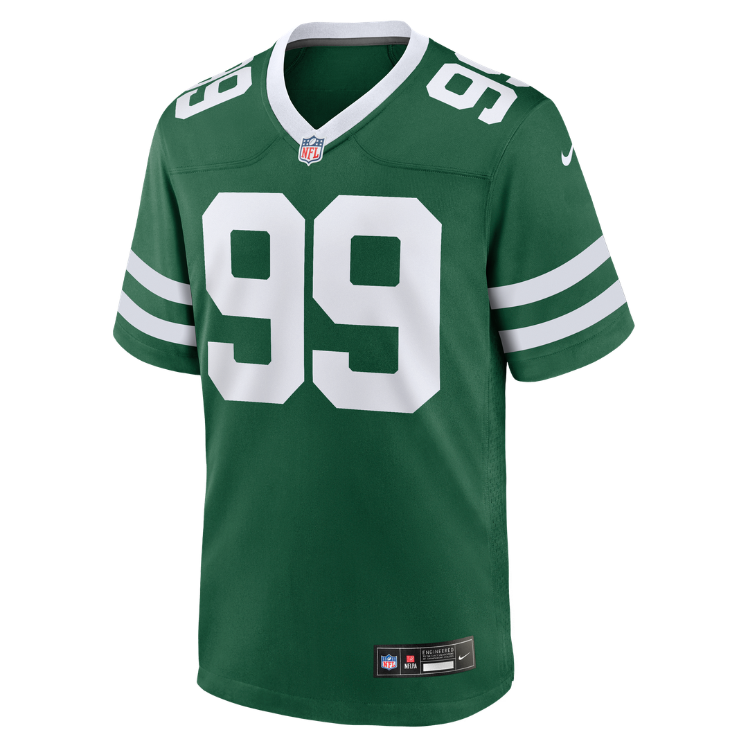 Men's Nike New York Jets T'Vondre Sweat Legacy Green Team Game NFL Jersey