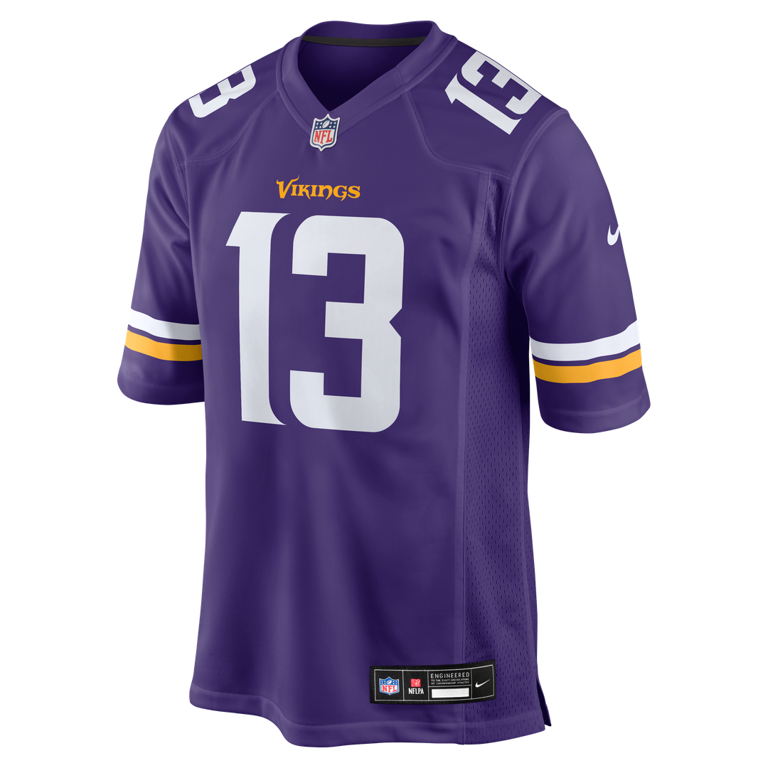 Men's Nike Minnesota Vikings Tai Felton Purple Team Game NFL Jersey