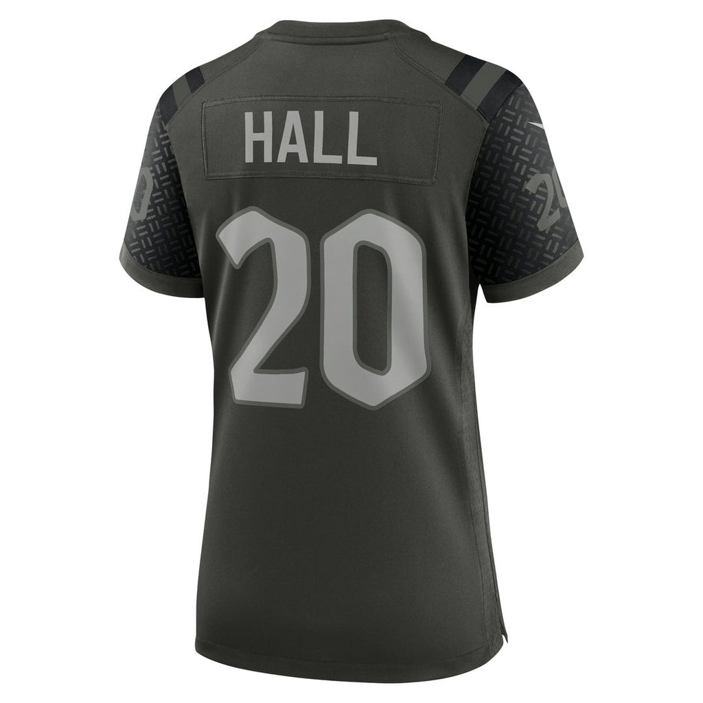 Women's Nike New York Jets Breece Hall Gotham Green 2025 Rivalries Collection Game NFL Jersey
