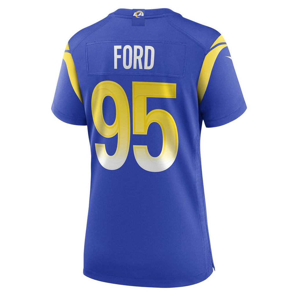 Women's Nike Los Angeles Rams Poona Ford Royal Team Game NFL Jersey