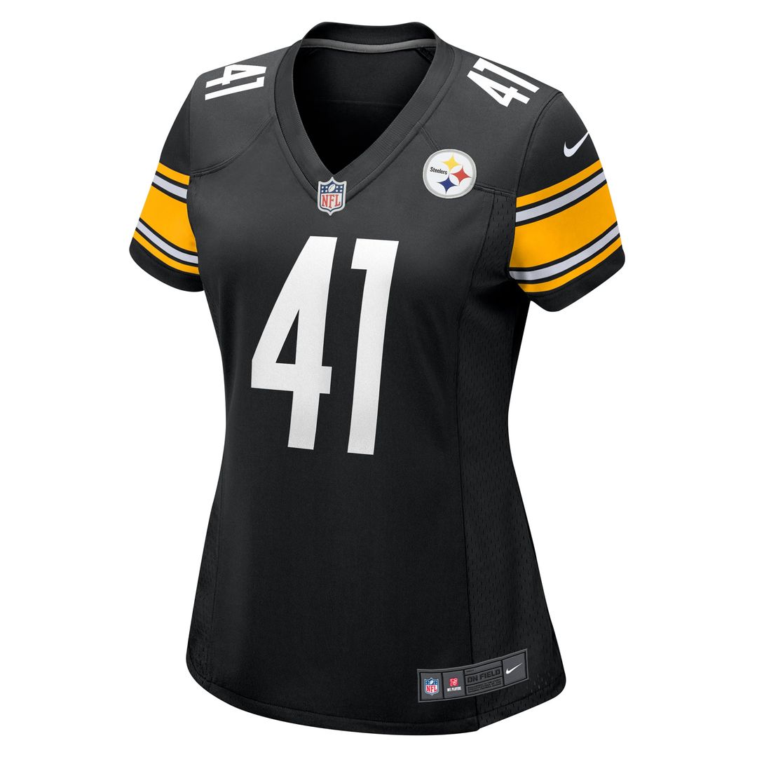 Women's Nike Pittsburgh Steelers Payton Wilson Black Team Game NFL Jersey